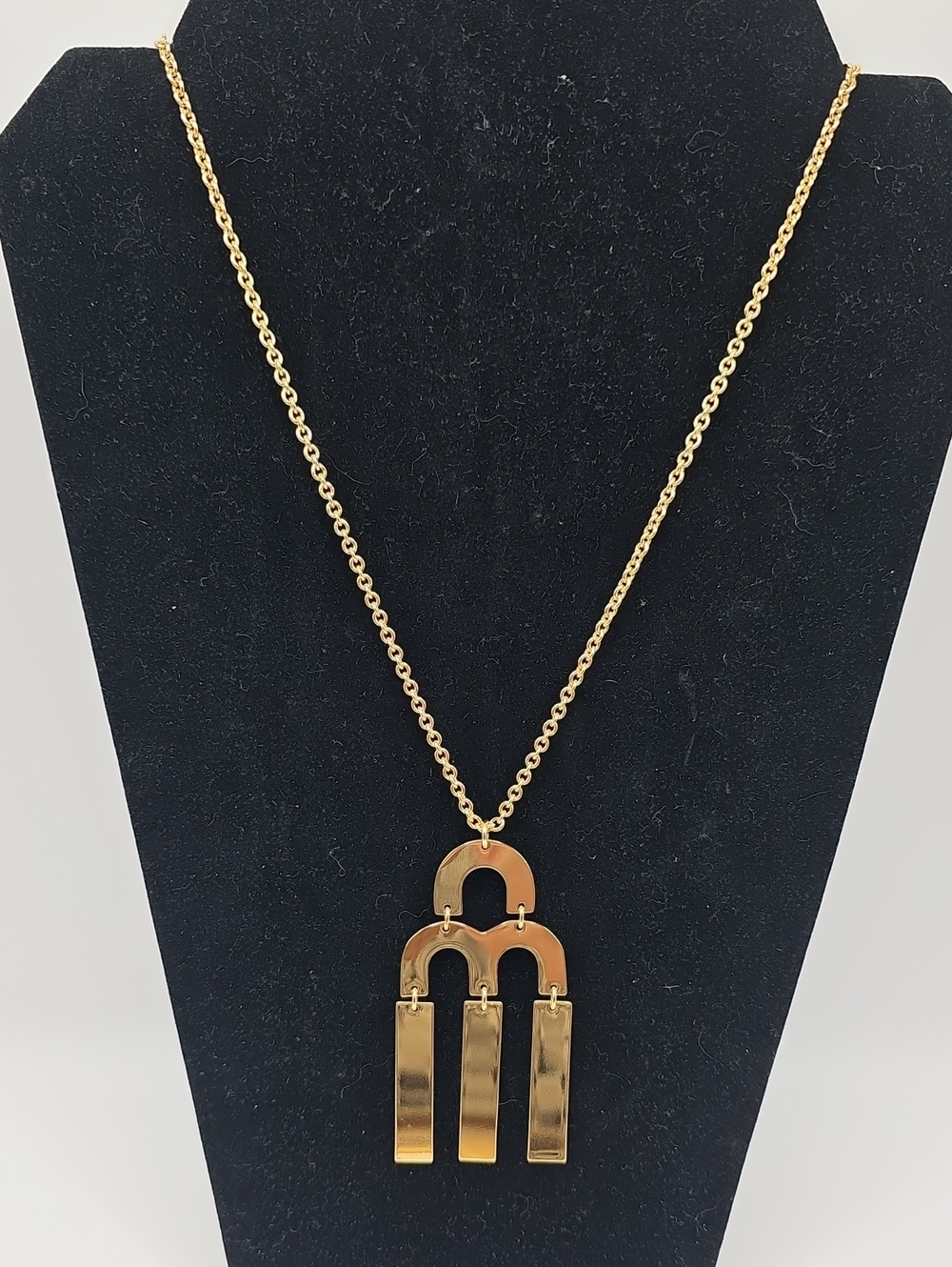 J.crew Gold Pendant Fork Statement Necklace - New With Tags Women Jewelry